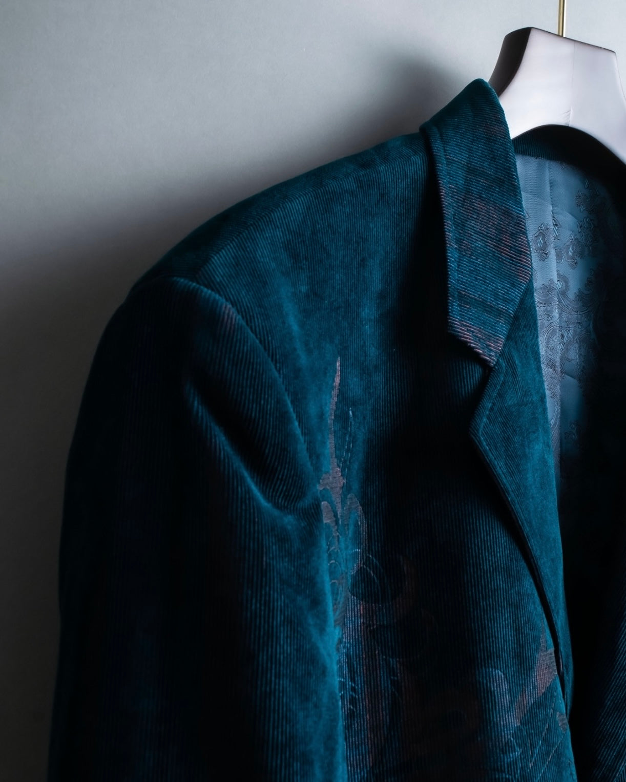 XL Vintage iridescent corduroy tailored jacket