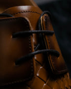 “MODELLO” gradation color intrecciato designed dress shoes