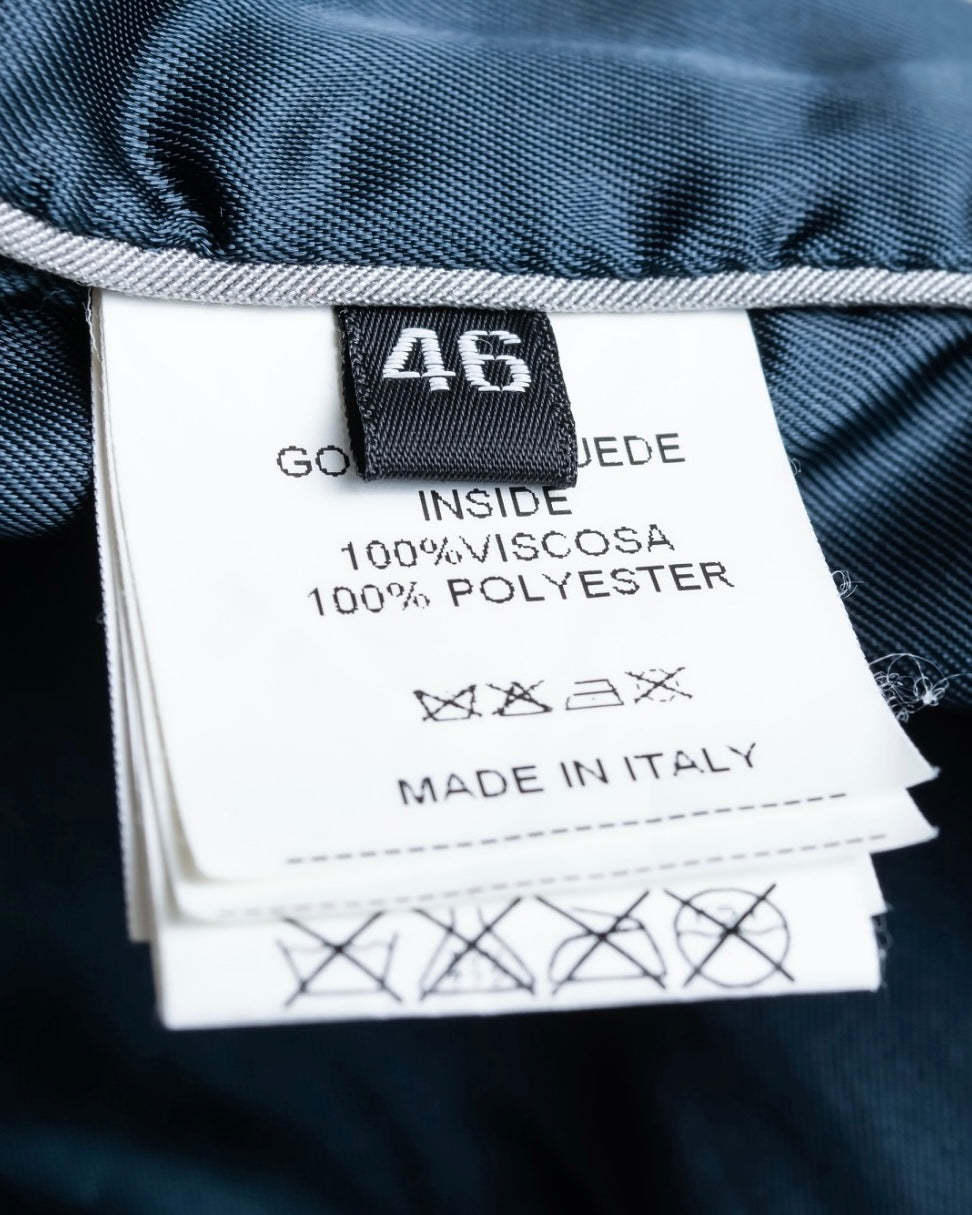 "EMMETI" goatskin quilted P coat