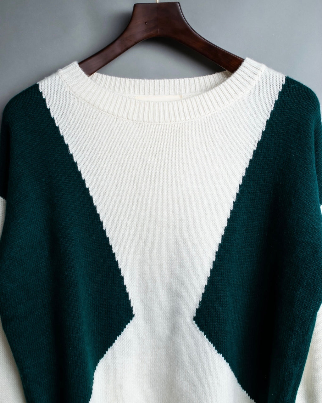 Distressed long sleeve knit