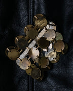 "CELINE" Round metal antique bracelet