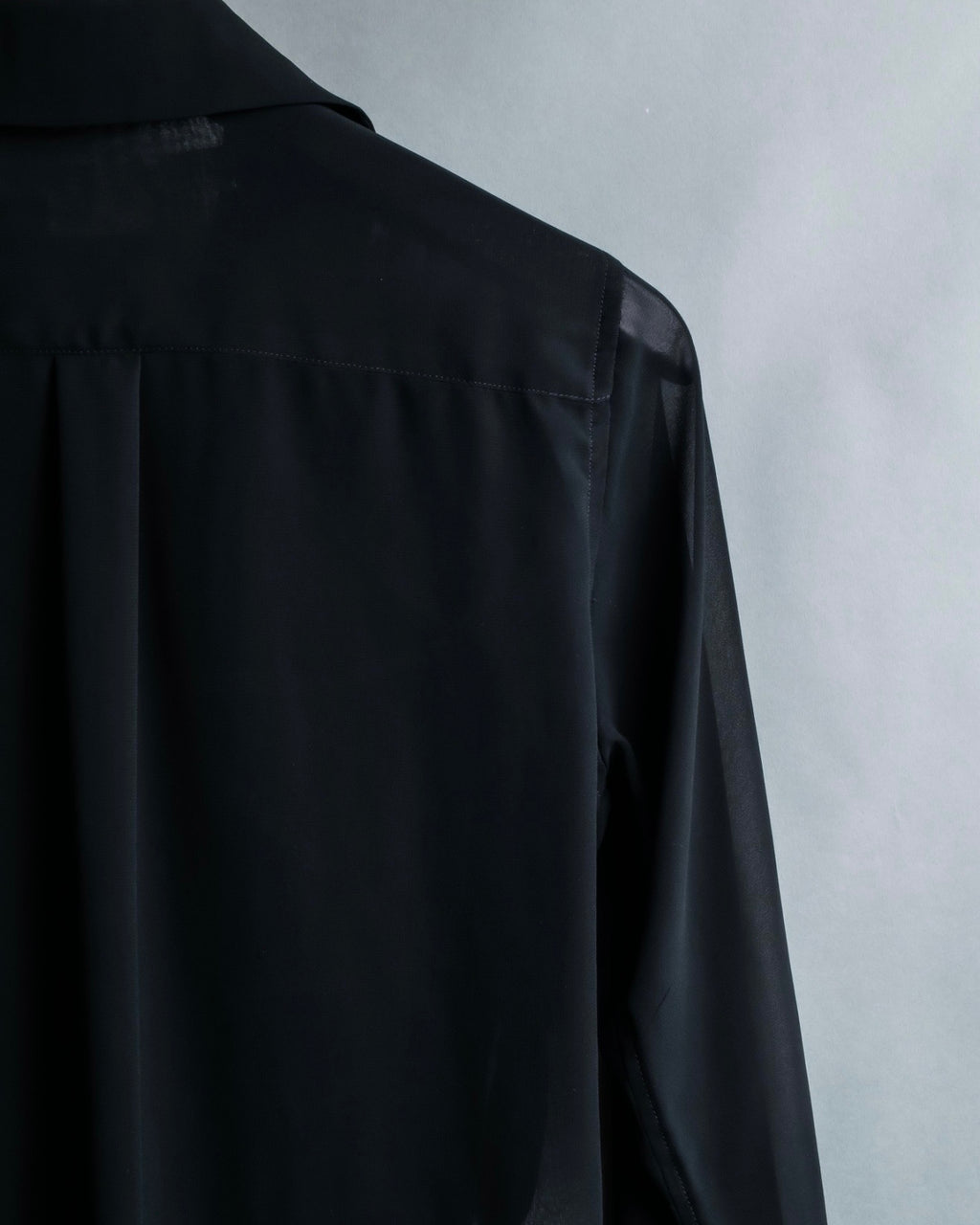 "COMME des GARÇONS" ruched sheer shirt