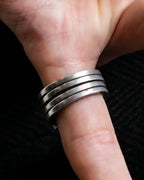 “GUCCI” silver 925 quadruple ring