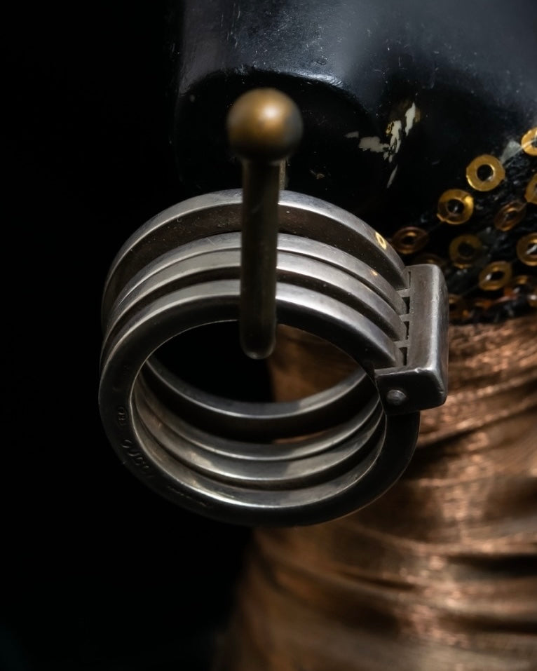 “GUCCI” silver 925 quadruple ring