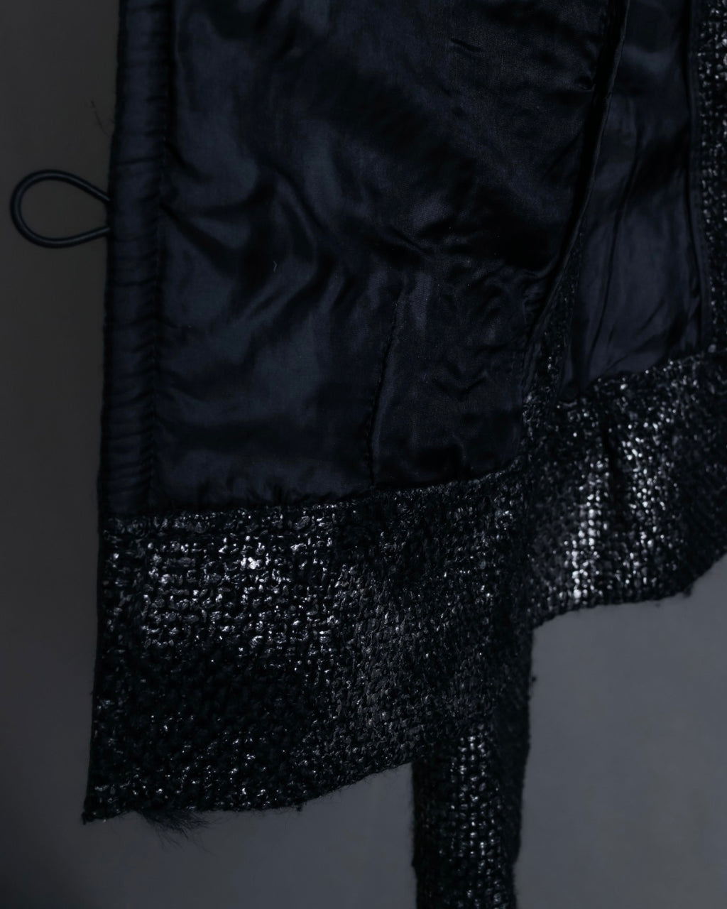 "PRADA" sheep fur wool duffel jacket