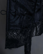 "PRADA" sheep fur wool duffel jacket