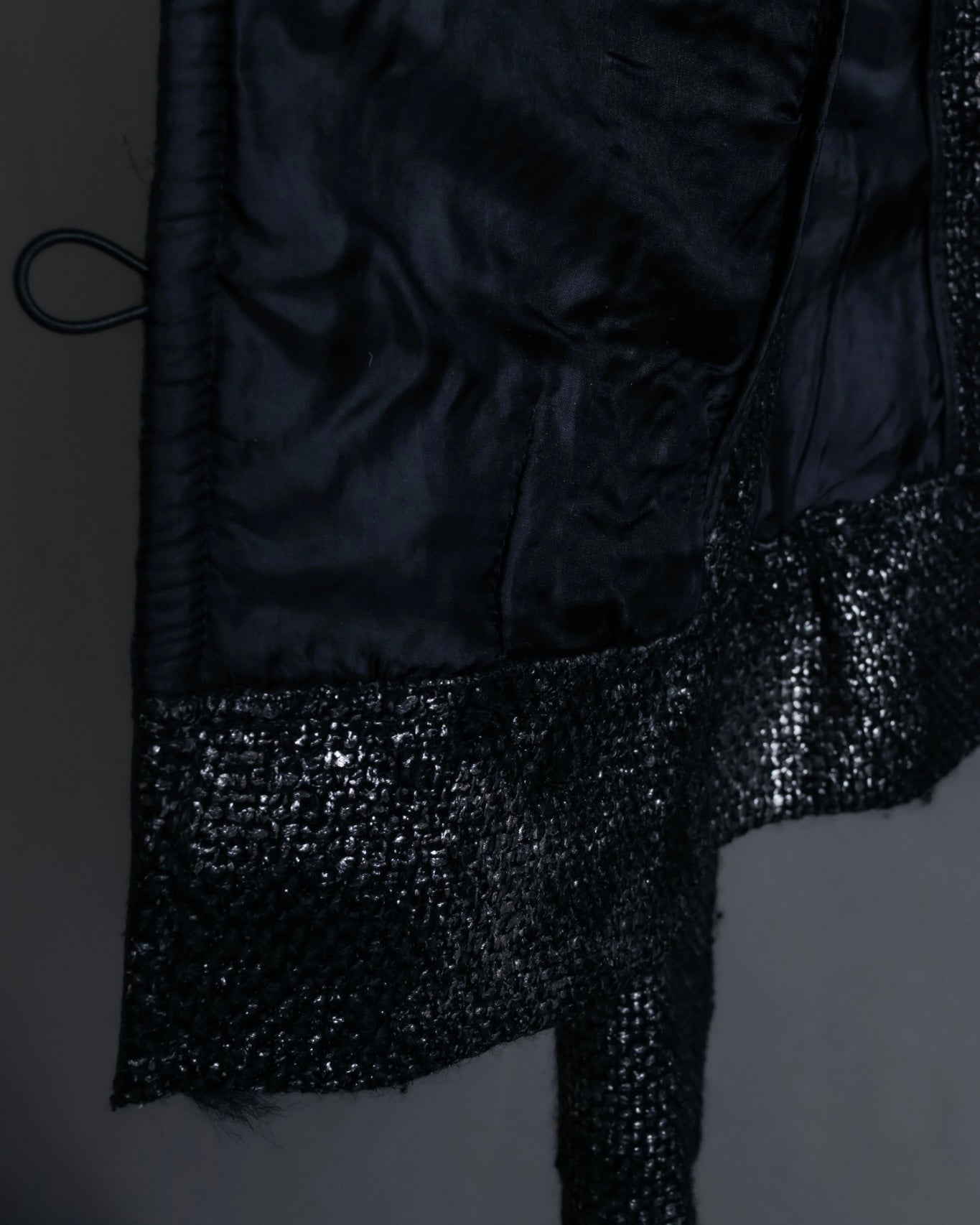 "PRADA" sheep fur wool duffel jacket