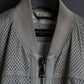"Dolce & Gabbana" Leather mesh off-white blouson