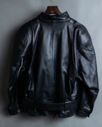 "NORIKO KAZUKI" 2way leather short jacket