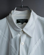 “Comme des Garçons Homme Plus Ever Green” special diagonal cut designed shirt