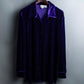 Vintage beautiful purple velor long shirt