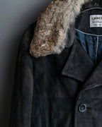 "EMMETI" goatskin quilted P coat