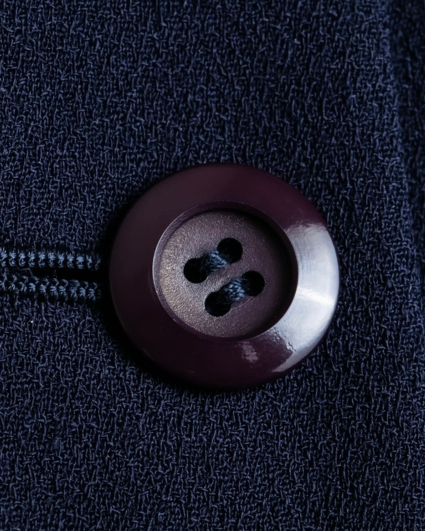 “Burberrys” open collar piping designed jacket