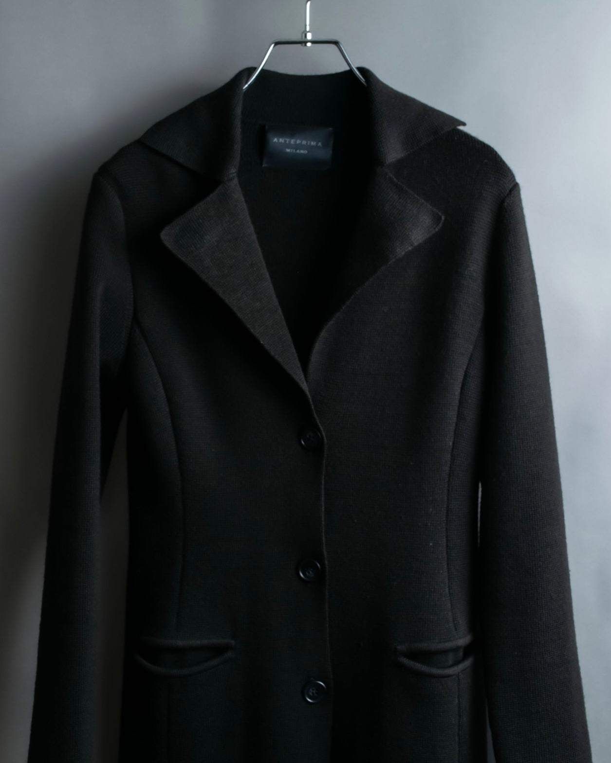 "ANTEPRIMA" Beautiful silhouette knit long coat