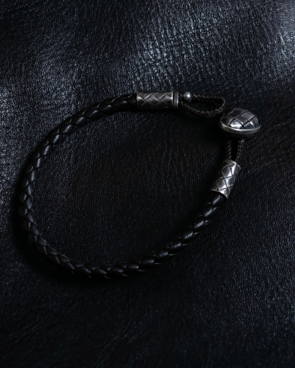 "BOTTEGA VENETA" Leather braided bangle