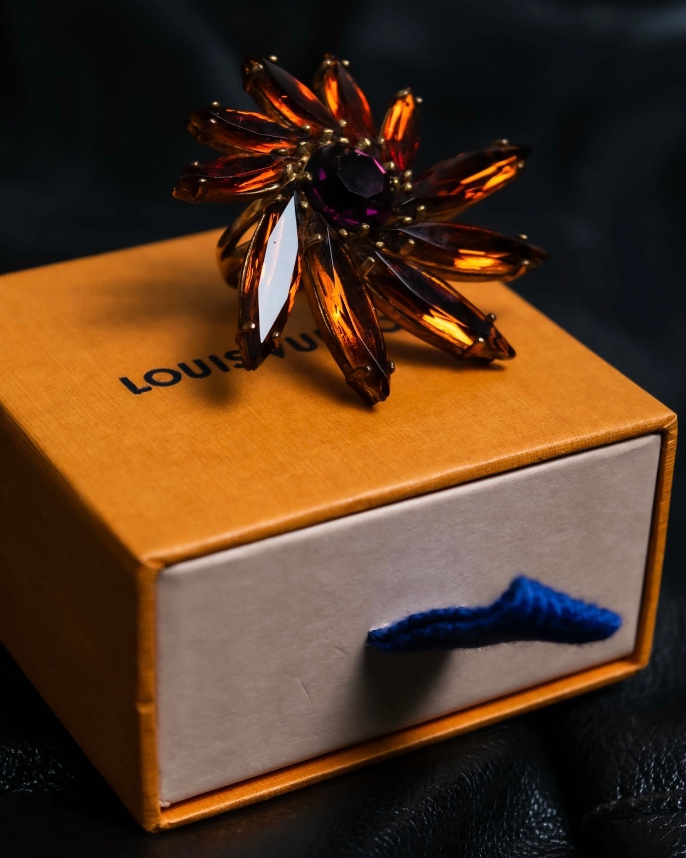 "Louis Vuitton" Flower jewelry ring