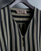 vintage striped super long dress