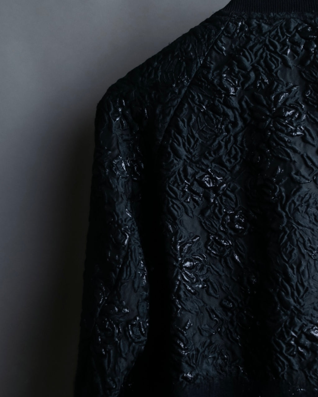 “Philiip Lim” Switched botanical pattern drivers jacket