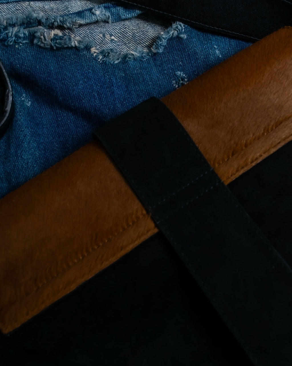 "Sergio Rossi" Harako Layered Shoulder Bag