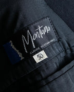 "CLAUDE MONTANA" Long lapel beautiful silhouette setup