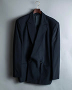 "CLAUDE MONTANA" Long lapel beautiful silhouette setup