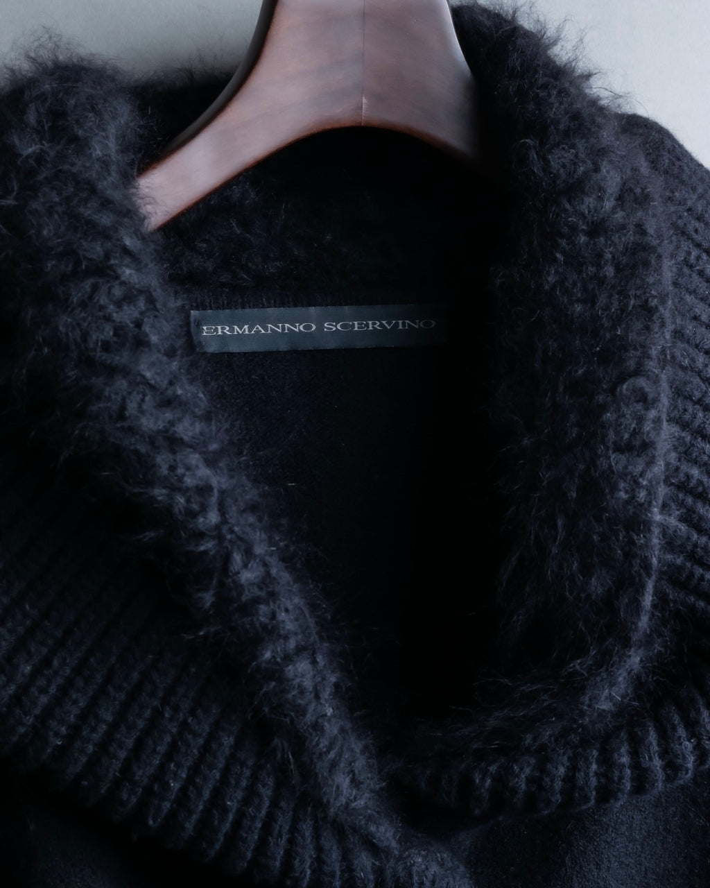 "Ermanno Scervino" Angora blend cardigan design jacket