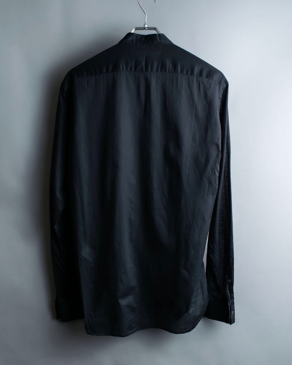 "John Galliano" stitched black dress shirt