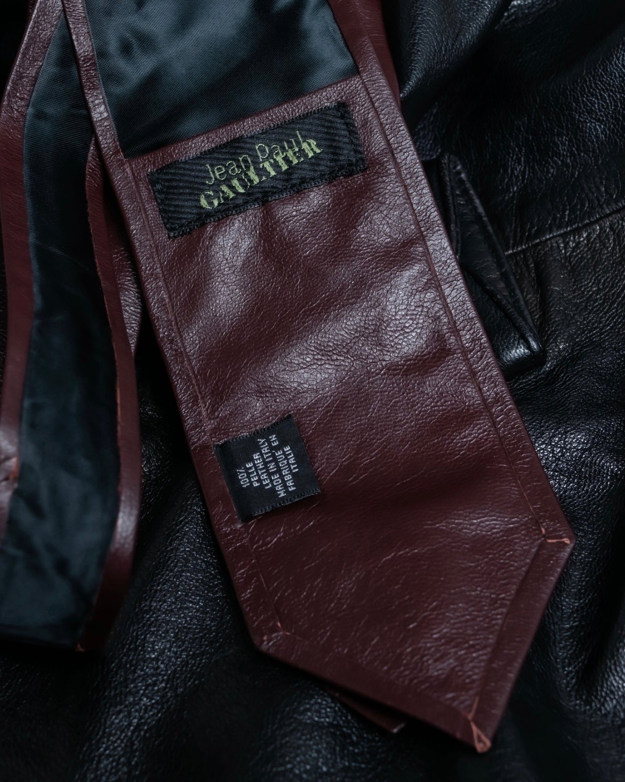 Jean paul gaultier Leather Tie