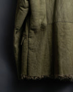 Vintage kargan lamb suede combination jacket