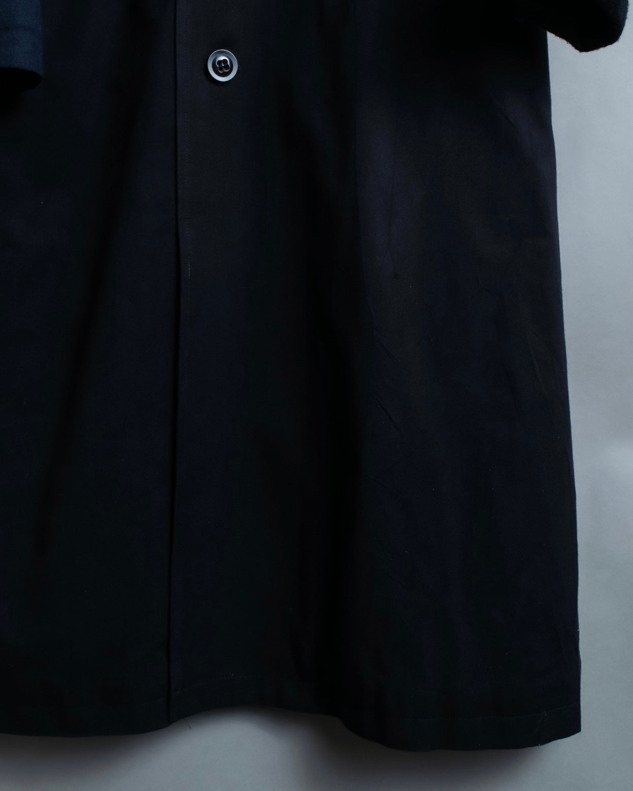 "Y's 2018 aw" Long coat with euphemistic lapels and different materials