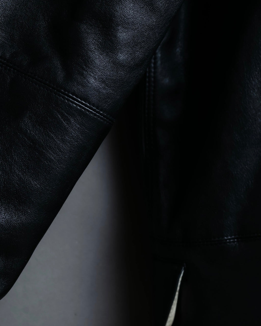 Versace Thick Silhouette Luxury Leather Coat