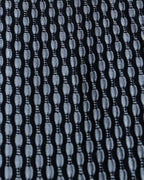 Vintage three-dimensional processed monotone polyester shirt