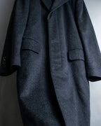 "VERSACE" fly-front double-breasted wool coat