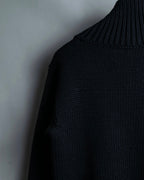 "GUCCI" Oversized high neck design rib knit