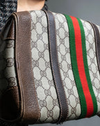 "OLD GUCCI" GG plus shelly line handbag