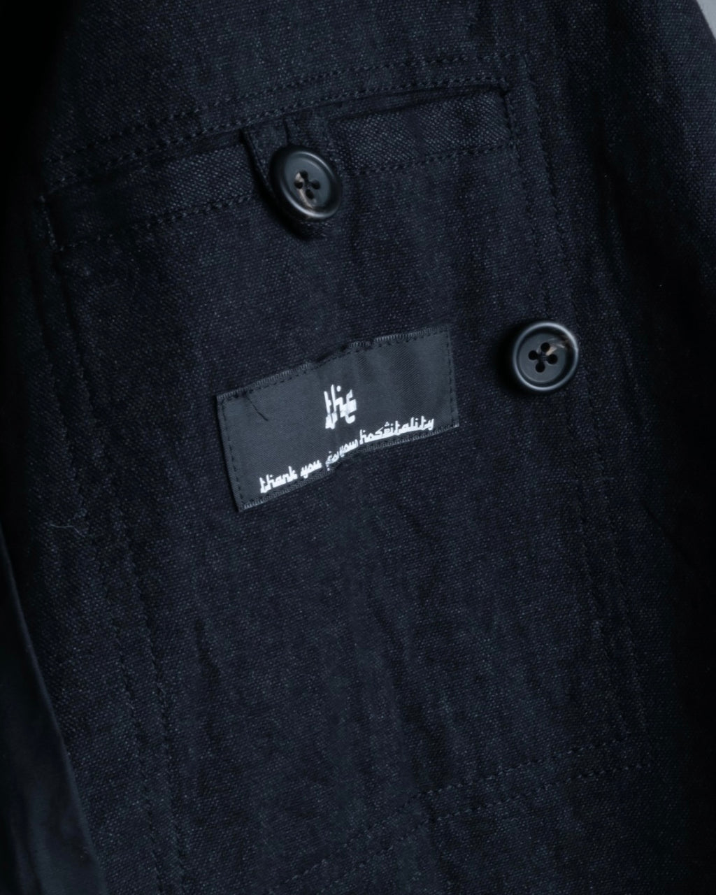 "THE Tea Ash" Arm material cut coat