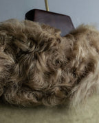 Vintage kargan lamb suede combination jacket