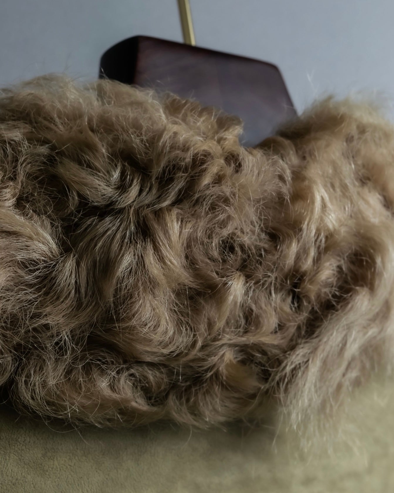 Vintage kargan lamb suede combination jacket