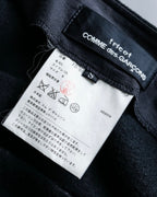 "Tricot Comme des Garçons" wool pleated wrap skirt