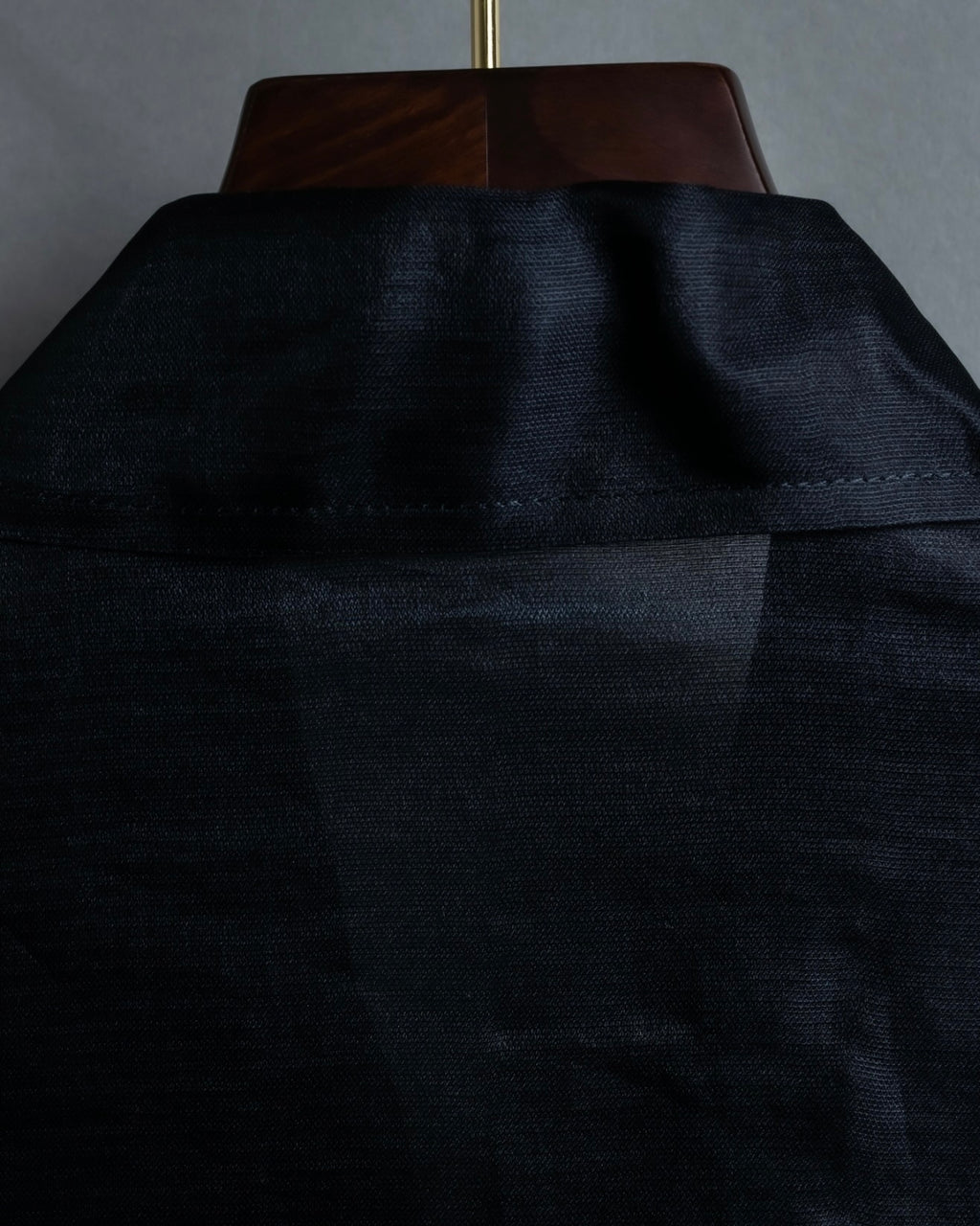 "BALENCIAGA" Silk sheer box designed shirt