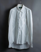 “Comme des Garçons Homme Plus Ever Green” special diagonal cut designed shirt
