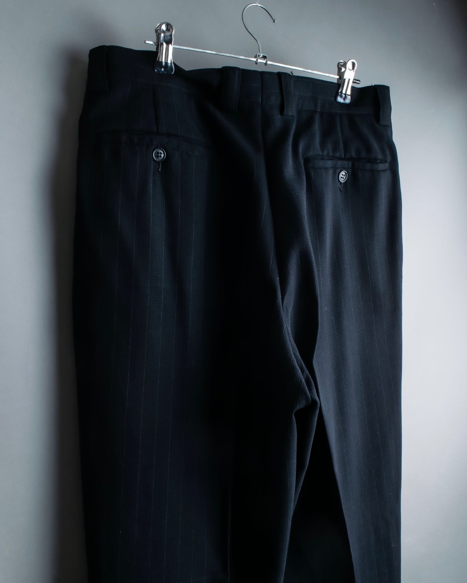 "VERSACE classic" power shoulder stripe tailored jacket setup