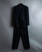 "CLAUDE MONTANA" Long lapel beautiful silhouette setup