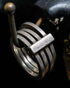 “GUCCI” silver 925 quadruple ring