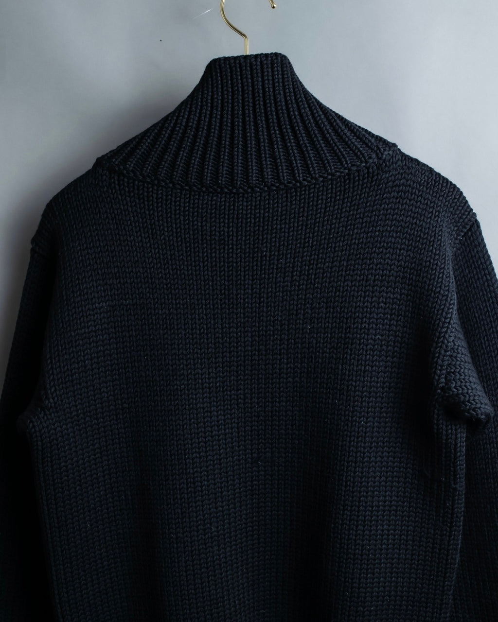 "GUCCI" Oversized high neck design rib knit