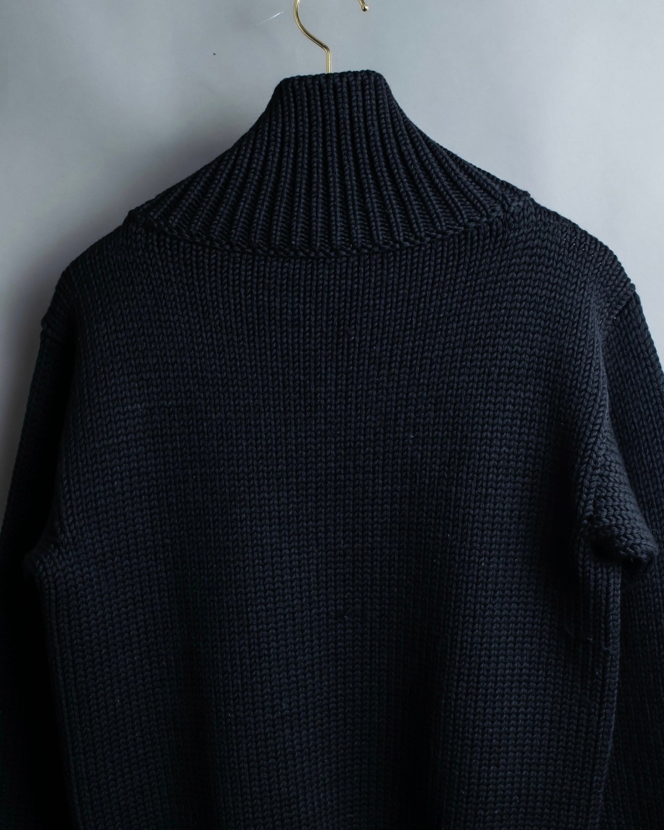 "GUCCI" Oversized high neck design rib knit