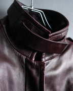 “GUCCI” Beautiful genuine sheep leather jacket
