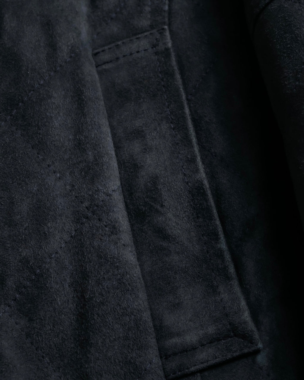 "EMMETI" goatskin quilted P coat