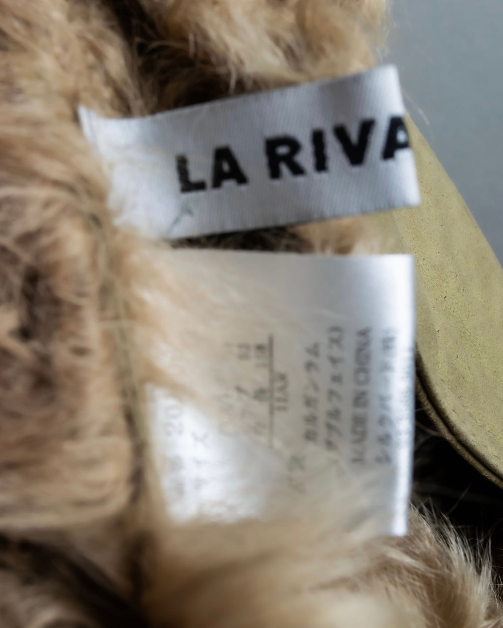 Vintage kargan lamb suede combination jacket