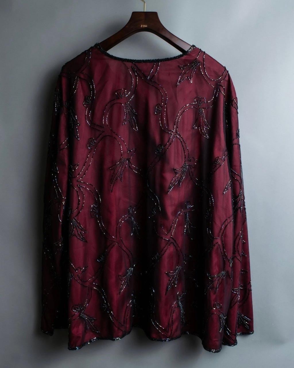 Sheer Layered Bijou Jacket